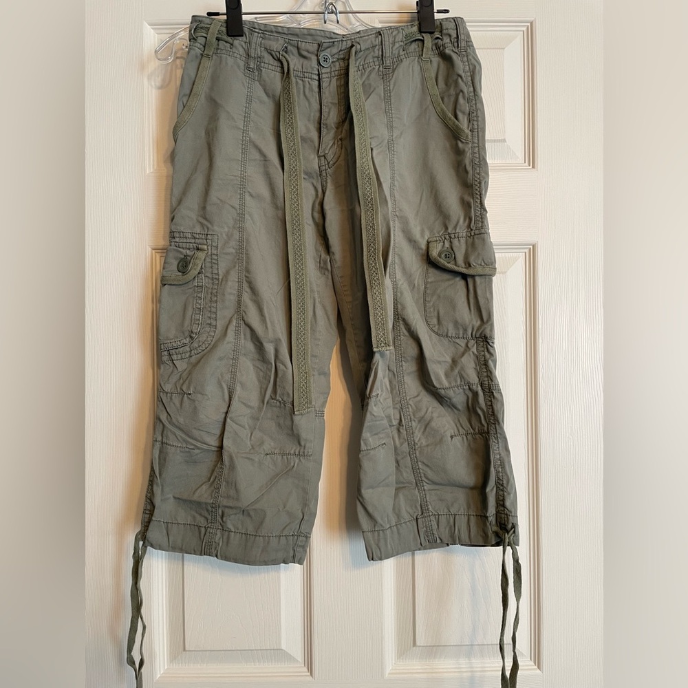 Faded Glory Sage Green Cargo Pants - Size 4